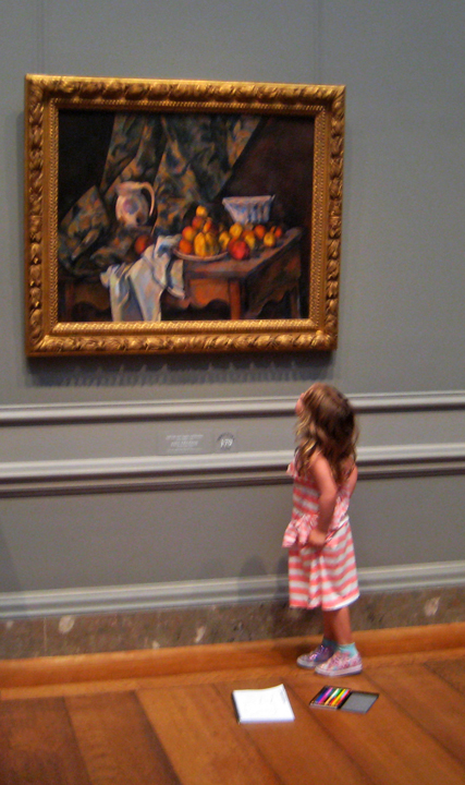 Looking at a Cezanne, National Gallery of Art