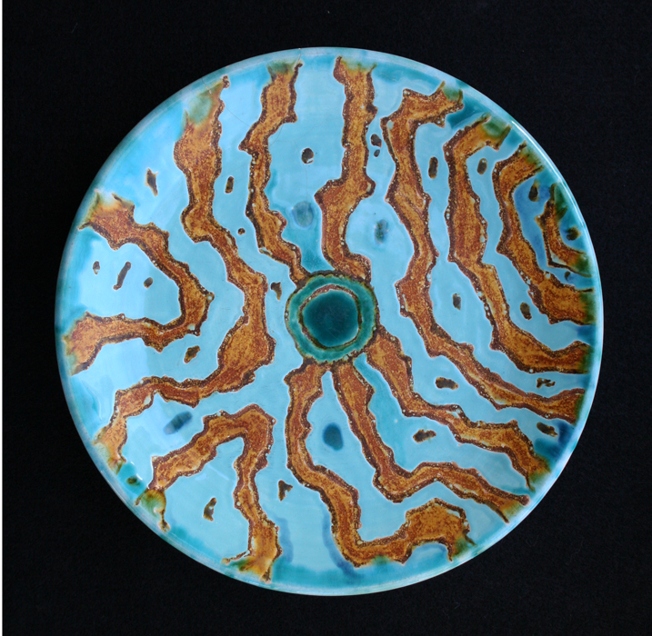 Oasis plate, 8.5" diameter